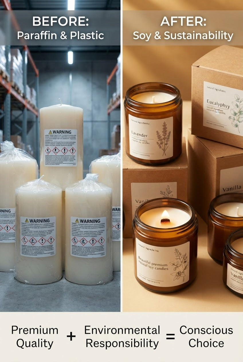 Luxury That Doesn't Cost the Earth: The Environmental Benefits of Natural Soy Candles