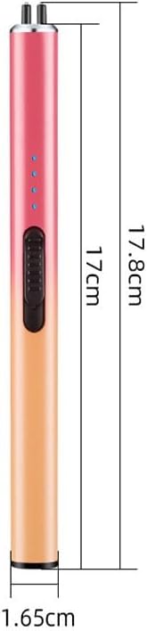 Electric Candle Lighter Plasma Arc Lighters Windproof Flameless with Double Safety Switch USB Rechargeable Battery(2pack b)