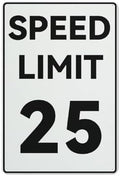 Metal Sign Speed Limit 25 Tin Sign For Bedroom Restaurant Club Bar-Perfect Poster Or Gift Idea For Home Decor 8X12 Inch