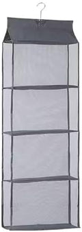 Space-Saving Wall Hanging Handbag Organizer - Non-Woven Tote Storage Bag with Mesh Pocket & Hook - Perfect Closet Solution for Handbags, 120x40cm, Durable & Stylish