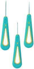 3 Pcs Green Candle Making Punch Needle Tool Set, Round Hole Cone Hand Drills Punch Needle Candles Wick Tools for DIY Silicone Mould Making Punch Candle Making,Round Hole Punch Wicking Needle Tools