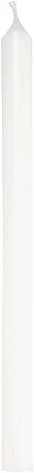Emkay Candles Long Buring Candles With Drip Protector (100 Pack),White,1/2" x 7"