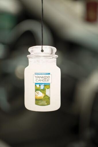 Yankee Candle Paper Car Jar, Clean Cotton