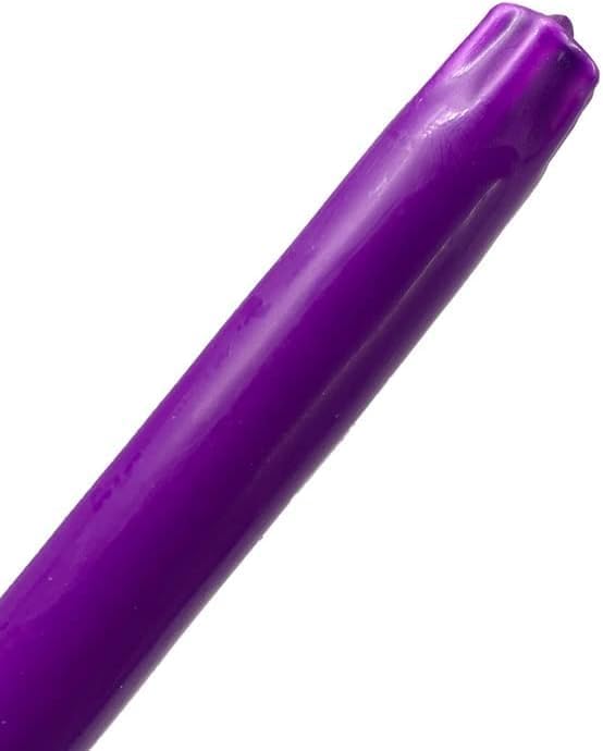 D'light Online Pack of 4 Christmas Advent Taper Candles - 3 Purple Taper Candles, 1 Pink Tapered Candle - Candlesticks for Advent Rings, Advent Wreaths, Church Decoration (10 Inch, Advent)
