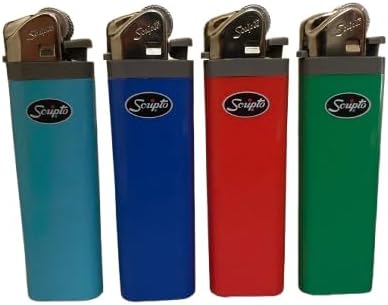 Scripto Views Adjustable Lighters 4-Pack