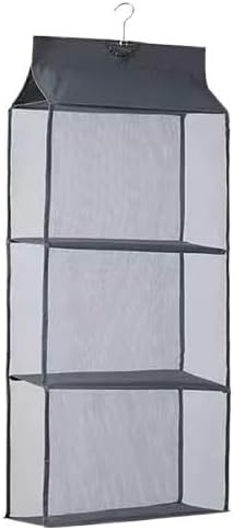 Space-Saving Wall Hanging Handbag Organizer - Non-Woven Tote Storage Bag with Mesh Pocket & Hook - Perfect Closet Solution for Handbags, 120x40cm, Stylish & Functional