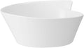 Villeroy & Boch NewWave Collection Large Round Serving Bowl, Premium Porcelain, Made in Germany, 94.5 oz Capacity, 13.5 in Diameter, 5.6 in Tall, Rich, Creamy White