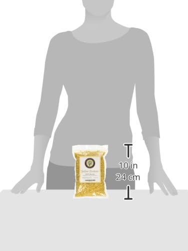 Beesworks Organic Yellow Beeswax Pellets (14 oz) | 100% Pure, Cosmetic Grade, Triple-Filtered Beeswax for DIY Skin Care, Lip Balm, Lotion and Candle Making