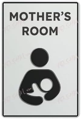 Placards Of Metal Mother'S Room Sign Indoor & Outdoor Use Safety Warning Sign 12""X8"", Acrylic7