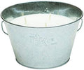 TIKI Citronella Candle 28-Ounce – Triple Wick Metal Bucket with Lid (Silver) – Long-Lasting Outdoor Candle for Patio, Deck, Garden, Backyard & Camping (Pack of 6)