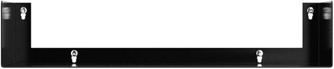 Wallniture Bali Black Bookshelf and CD DVD Storage Shelf Set of 3, Metal Floating Book Shelves for Wall