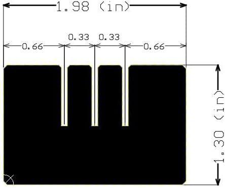 (64-Pack) Small Drawer Configurable Width Dividers compatible with Akro-Mils Plastic Storage Craft Cabinets, (Dividers Only)
