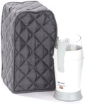 Covermates Keepsakes Coffee Maker Cover – Quilted Appliance Protector for Espresso Makers – Dust & Stain Resistant, Washable Slip‑On Design for Countertop Storage, Slate