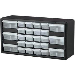 Akro-Mils 10126 Plastic 26-Drawer Small Parts Cabinet OD 20 x 6-3/8 x 10-11/32
