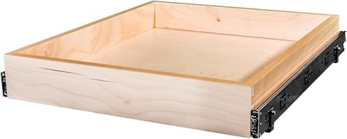 Sublime Design - Standard Size - Pull Out Kitchen Drawers | Slide Out Shelves for Kitchen Cabinets | Pull Out Home Organizer (Bottom Mounting, 29 Inch W/Drawer Slides (28” Drawer Box))