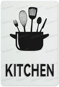 Kitchen 12"X8" Aluminum Warning Signs For Property Business Yard House Office