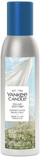 Yankee Candle Popular Fragrances 3-Pack Concentrated Room Sprays (Clean Cotton, Lemon Lavender, MidSummer's Night)