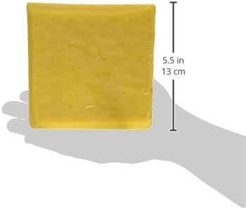 Stakich Yellow Beeswax Block - Natural, Triple Filtered - 2 Pound