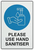 Please Use Hand Sanitiser Sign 12X8 Inch Aluminum Uv Ink Printed For House And Business