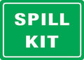 Spill Kit Sign 8X12 Inch Rust Free Aluminum Easy To Read & Sturdy Keep Out Outdoor Metal Signs For Home Farm Yard