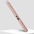 Electric Lighter, Pulse Ignition, Battery Level Display, Safety Switch, Type-C Charging, Suitable for Candles and Gas Stoves.(Metallic)
