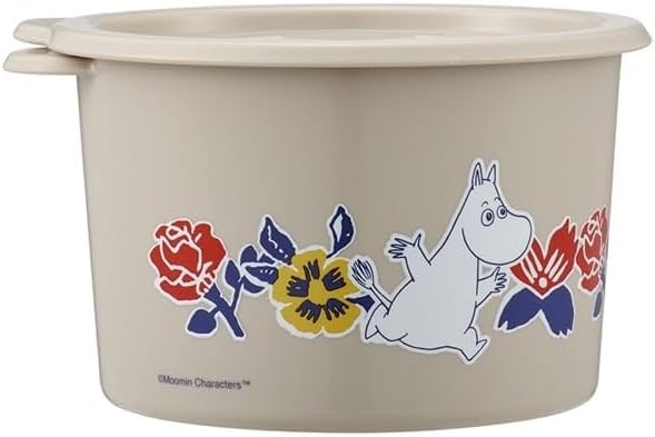 Skater SOT6-A One-Touch Seal Container, Small, 20.3 fl oz (600 ml), Sealed Container, Storage Container, Moomin