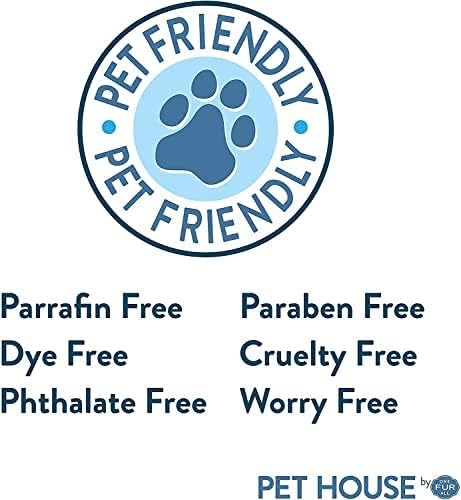 One Fur All Pet House Spring and Summer Wax Melts for Pet Odor, Natural, Plant Based Soy Wax Melts, Long Lasting Fragrance for Fresh Smelling Homes, Water Lilies
