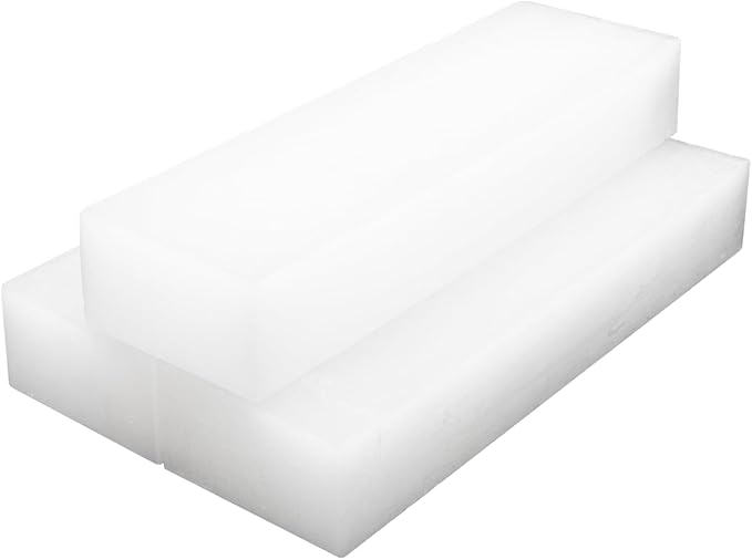 Blended Waxes, Inc. Paraffin Wax Blocks - Household Paraffin Wax for Candle Making, Canning, Waterproofing, Metal Preservation, and a Variety of Other Applications (1lb. Blocks - 3 Blocks)