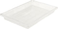 Rubbermaid Commercial Products Large Shallow Food Storage Container, 5 Gallon, Clear, for Restaurant/Kitchen/Cafeteria