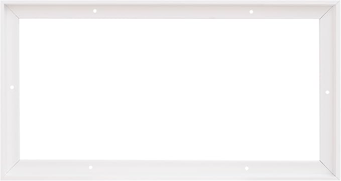 Pixy Canvas Floater Frame 6x12 for 3/4 (0.75) inch Deep Canvas Paintings/Canvas Prints/Wood Canvas Panels/Wall Art/Wall Decor/Home Decor/Artwork (White, 6 x 12 inch, Landscape)
