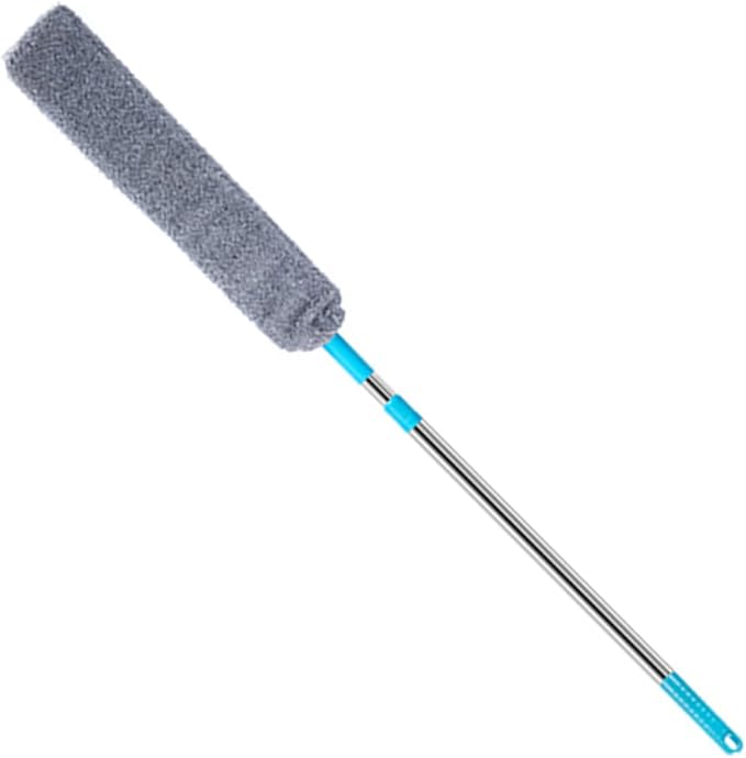 Under Bed Dust Cleaner Reusable Handle Duster for Home Cleaning Flexible Microfiber Tool for Hard Reach Areas Washable and Lightweight