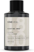 VINEVIDA [120mL] Amber & Lavender Fragrance Oil for Candle Making - Natural Candle Oil Scents - Soap Making Essential Oil - Made in USA