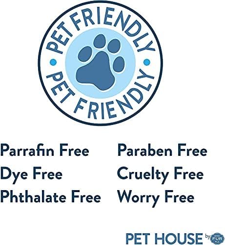 One Fur All Pet House Spring and Summer Wax Melts for Pet Odor, Natural, Plant Based Soy Wax Melts, Long Lasting Fragrance for Fresh Smelling Homes, Tropical Fruit