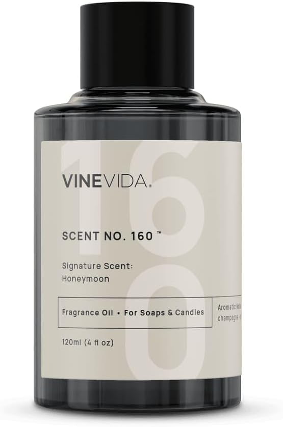 VINEVIDA [4 oz] Honeymoon; Fragrance Oil for Candle Making and Soap Making - Premium Candle Scents for Soy Candles