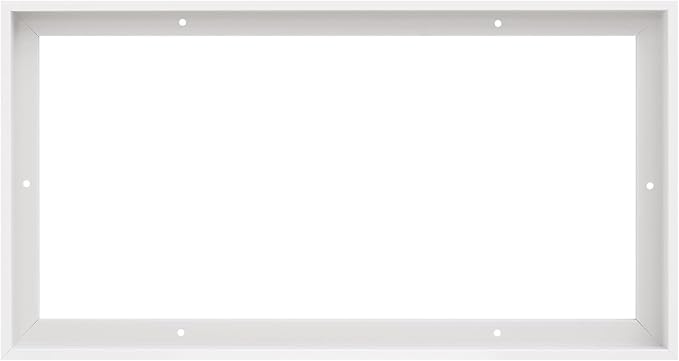PIXY CANVAS Floater Frame 24x36 for 1.5 inch Deep Canvas Paintings/Canvas Prints/Wood Canvas Panels/Wall Art/Wall Decor/Home Decor/Artwork (White, 24 x 36 inch, Landscape)