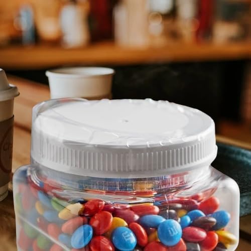 Clear Shrink Bands with Maximum Diameter of 3.5 inches for 89mm Caps – Tamper Evident Heat Shrink Seals for Jars, Bottles & Containers – Non-Perforated Safety Sealing Bands