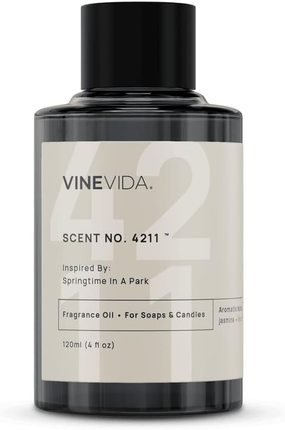 VINEVIDA [120 Ml] Scent NO. 4211 Inspired by Springtime in A Park | Premium Fragrance Oil for Candle Making & Soap Making | Candle Scents for Soy Wax | Scented Oils for Car Freshies & Bath Products
