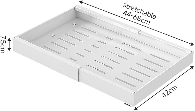 Pull out cabinet organizer - slide out drawers for kitchen cabinets, helps to store items neatly in the cabinet with drawers & pantry shelves instead of all over the counter. (Large)
