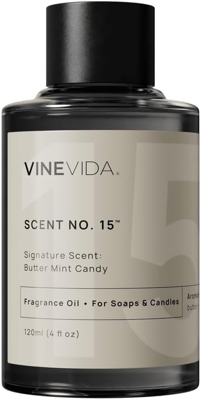 VINEVIDA [4oz] Butter Mint Candy Fragrance Oil - USA Made Candle & Soap Scents