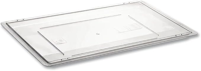 Rubbermaid Commercial Products Food Storage Box Lid for 8.5, 12.5, 16.5, and 21.5 Gallon Sizes, Clear