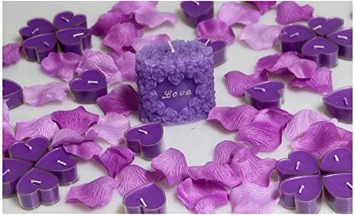 3D Rose Silicone Candle Molds Soap Molds Lovely Wedding Candle Molds Fondant Cake Moulds for Birthday Valentine's Day Wedding