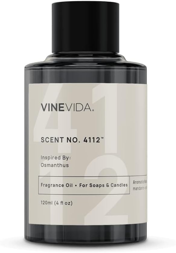 VINEVIDA [120mL] Osmanthus Fragrance Oil for Candle Making - Natural Candle Oil Scents - Soap Making Essential Oil - Made in USA