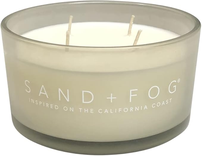 Sand + Fog Scented Candle - Golden Spice - Additional Scents and Sizes – 100% Cotton Lead-Free Wick - Luxury Air Freshening Jar Candles - Perfect Home Décor for Your Cocktail Table – 23 oz