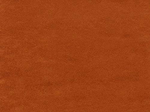 Micro/Passion Suede Fabric Warm Colors 58" Wide Sold by The Yard (58" W Continuous Yards/Seller Shipped, Orange Melon)