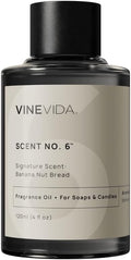 VINEVIDA [4oz] Banana Nut Bread Fragrance Oil for Soap Making Scents for Candle Making, Perfume Oils, Soy Candles, Bath Bombs, Massage Oil, Linen Spray Air Freshener, Laundry Balls Freshies