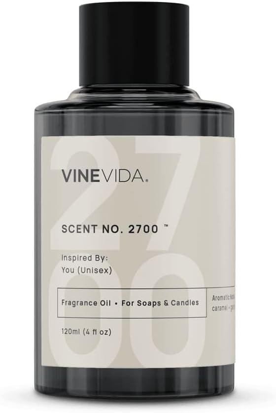 VINEVIDA [120mL] You (Unisex) Fragrance Oil for Candle Making - Natural Candle Oil Scents - Soap Making Essential Oil - Made in USA