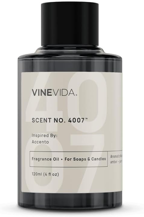 VINEVIDA [120mL] 1861 - Naxos Fragrance Oil for Candle Making - Natural Candle Oil Scents - Soap Making Essential Oil - Made in USA