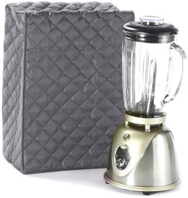 Covermates Keepsakes Blender Cover – Quilted Appliance Protector for Food Processors – Dust & Stain Resistant, Washable Slip‑On Design for Countertop Storage, Slate