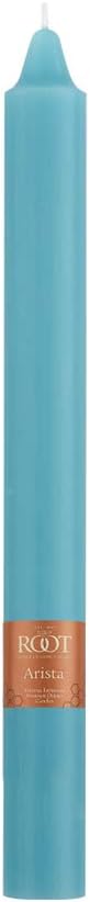Root Candles Unscented Dinner Candles Premium Beeswax Blend Boxed Candle Set, 9-Inch, Sky, 12-Count