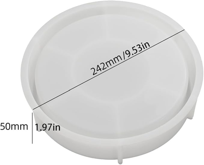 Large Silicone Bowl Mold,Silicone Molds for Resin Concrete Cement, Big Container Storage Mold Jewelry Candle Holder Mold Storage Tray Mold Plant Pot Mold DIY Storage Art Crafts(C)